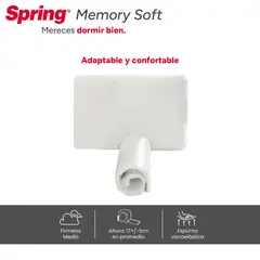 COLCHONES SPRING - Almohada Spring Media 63 x 42 cm