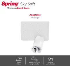 COLCHONES SPRING - Almohada Spring Media 63 x 42 cm