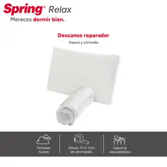 COLCHONES SPRING - Almohada Spring Media 63 x 42 cm