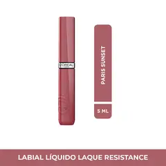 LOREAL PARIS - Labial líquido Laque resistance 5 ml