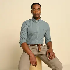 POLO RALPH LAUREN - Camisa Hombre de Cuadros Manga larga de Algodón