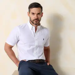 POLO - Camisa Hombre Manga Larga De Algodón