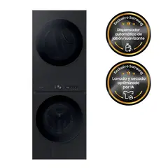 SAMSUNG - Torre de lavado Bespoke Laundry Hub 26 kg WH26DBH700GVCO con IA
