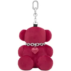 TOUS - Llavero granate Bold Bear Velvet