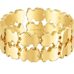 TOUS - Anillo con baño de oro 18 kt sobre plata Sweet 40s