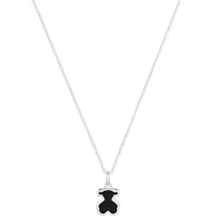 TOUS - Collar de plata y metacrilato negro Galaxy