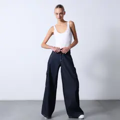DENIMLAB - Jean Balloon Mujer Tiro medio