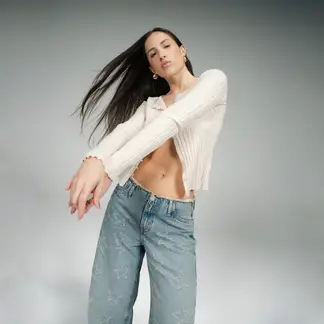 DENIMLAB - Jean Recto Mujer Tiro Medio