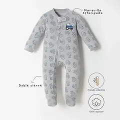 BABY FRESH - Pijama enteriza para bebé niño con estampado de Algodón