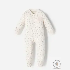 BABY FRESH - Pijama enteriza para bebé niña con estampado de Algodón