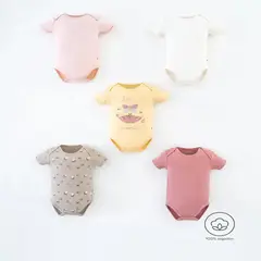BABY FRESH - Bodie para Bebé Niño Pack de 5 unidades de Algodón
