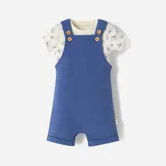 BABY FRESH - Conjunto Enterizo + Body manga corta para Bebé niño de Algodón