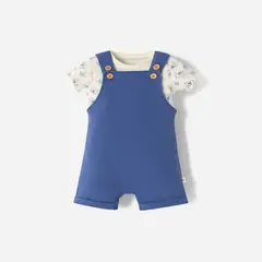 BABY FRESH - Conjunto Enterizo + Body manga corta para Bebé niño en Algodón