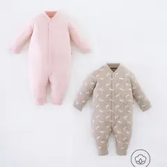 BABY FRESH - Enterizo para Bebé niña Dos prendas Manga larga de Algodón