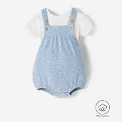 BABY FRESH - Conjunto Enterizo + Camiseta para bebé niña de Algodón