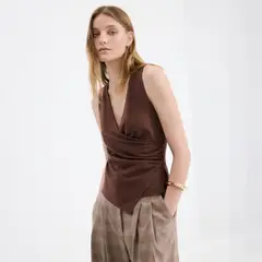 MANGO - Top Mujer Sin mangas