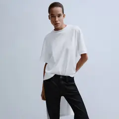 MANGO - Camiseta Mujer Manga corta