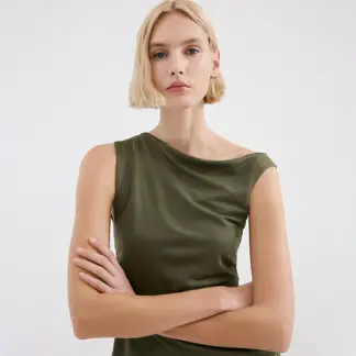 MANGO - Top Mujer Sin mangas