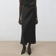 MANGO - Falda Midi Mujer