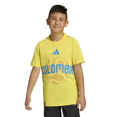 ADIDAS - Camiseta de fútbol FIFA World Cup 26 Selección Colombia Niño Unisex