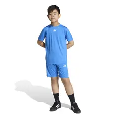 ADIDAS - Conjunto camiseta y pantalneta o Train Essentials 3 bandas Unisex Niño