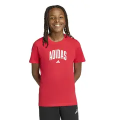 ADIDAS - Camiseta Unisex Niño con Logo Manga corta de Algodón