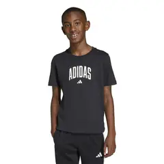 ADIDAS - Camiseta Unisex Niño con Logo Manga corta de Algodón