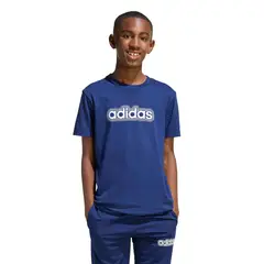 ADIDAS - Camiseta para Unisex infantil (+2 años) con Logo Manga corta de Algodón