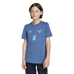 ADIDAS - Camiseta de fútbol para Niño con Logo Manga corta de Algodón