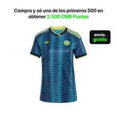 ADIDAS - Camiseta Visitante Selección Colombia Mujer 2026