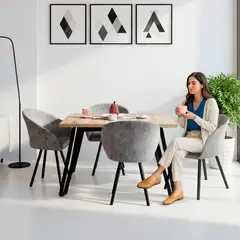 HOGAR VENECIA - Mesa de Comedor Forli 120x90x75 oasis