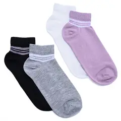 GALAX - Medias para Mujer Cortas Pack de 4