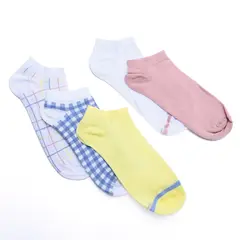 PUNTO BLANCO - Pack de 5 calcetines casuales para Mujer Cortas
