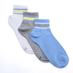 GALAX - Medias para Mujer Tobilleras Pack de x3