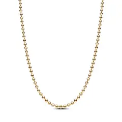 PANDORA - Collar CADENA DE BOLAS DORADO