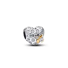 PANDORA - Charm CORAZÓN ABEJA BRIDGERTON