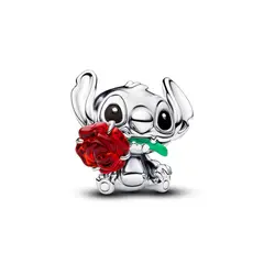 PANDORA - Charm STITCH DISNEY CRISTAL ROSA