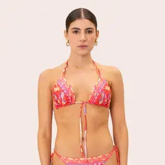 ONDA DE MAR - Top de vestido de baño Maia con Estampado