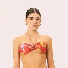 ONDA DE MAR - Top de vestido de baño Cloe con Estampado