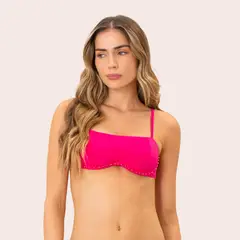 ONDA DE MAR - Top de vestido de baño Asterin con Bordado