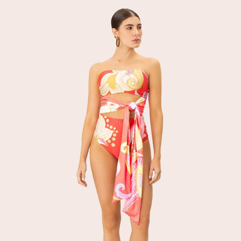 Imagen de Vestido de baño Trikini Onna con Estampado