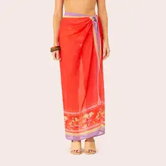 ONDA DE MAR - Salida de baño Pareo Dax con Estampado