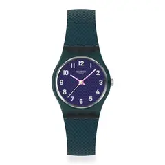 SWATCH - Reloj Unisex Teal Weave. Relojes Silicona Verde LL127