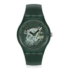 SWATCH - Reloj Unisex Revealed In The Forest. Relojes Polímero Verde SO29G111