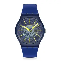 SWATCH - Reloj Unisex Revealed In The Depths. Relojes Polímero Azul SO29I100