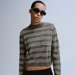 MANGO - Saco Mujer de Rayas
