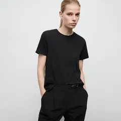 MANGO - Camiseta Mujer Manga corta