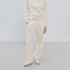 MANGO - Pantalón Recto Mujer Tiro alto