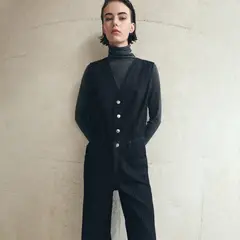 MANGO - Enterizo Mujer Largo Casual De jean