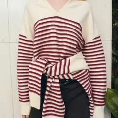 MANGO - Saco Mujer de Rayas